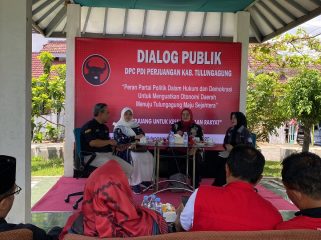 Suasanya Dialog Publik PDI Perjuangan di Radio Perkasa Fm