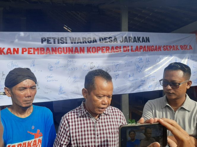 
 Warga Tolak Pembangunan Gerai KDMP di Jarakan Tulungagung, Ini Alasannya