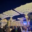 Situasi Masjid Ar-Rahman Kota Blitar Saat Malam Hari. (Sumber Foto Reporter Dinda)